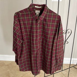 L.L. Bean Long Sleeve Shirt (Color - Plaid)